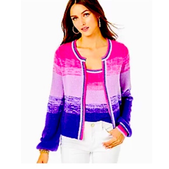 Lilly Pulitzer Sweaters - Lilly Pulitzer bohemian marble ombré sweater, set new with tags size medium